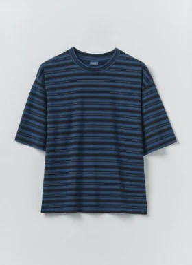 gestreiftes baumwoll t shirt mit kurzen rmeln 1 280x385 - Gestreiftes Baumwoll-T-Shirt mit kurzen &Auml;rmeln