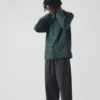 Handbestickte Baumwolljacke mit Streifen