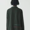 Handbestickte Baumwolljacke mit Streifen