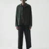 Handbestickte Baumwolljacke mit Streifen