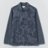 Hickory-Streifen-Denim-Arbeitsjacke