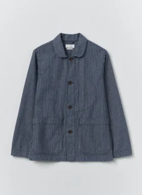 Hickory-Streifen-Denim-Arbeitsjacke