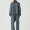 Hickory-Streifen-Jeansjacke