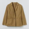 Jacke aus Baumwoll-Leinen-Twill Jacke aus Baumwoll-Leinen-Twill