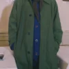 Jacke aus stückgefärbter Baumwoll-Canvas mit Stehkragen Jacke aus stückgefärbter Baumwoll-Canvas mit Stehkragen