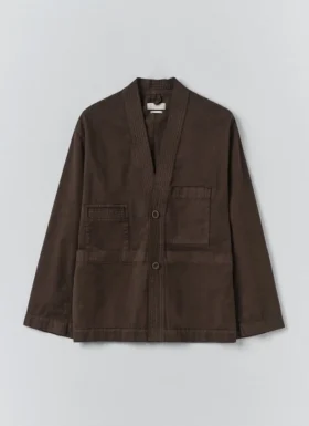 Jacke aus stückgefärbter Baumwolltwill