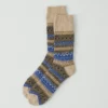 Jacquard-Wollsocken Jacquard-Wollsocken