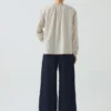 Jeanshose mit weitem Bein