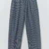 Jude – Weite Jeanshose mit Streifen