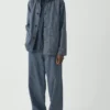 Jude – Weite Jeanshose mit Streifen
