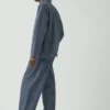 Jude – Weite Jeanshose mit Streifen
