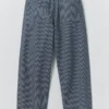 Jude – Weite Jeanshose mit Streifen