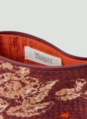 Kantha-Beutel aus Stoffresten