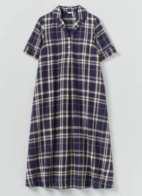 kariertes swing kleid aus leinen und baumwolle 1 280x385 - Kariertes Swing-Kleid aus Leinen und Baumwolle