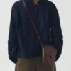 Kate Sheridan Leder-Tasche mit halbkreisförmigen Laschen Kate Sheridan Leder-Tasche mit halbkreisförmigen Laschen