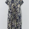 Kleid mit Geschirr-Print