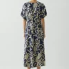 Kleid mit Geschirr-Print