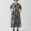 Kleid mit Geschirr-Print