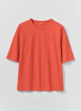 Kurzärmeliges Baumwoll-T-Shirt