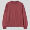 Langarm-T-Shirt mit Rundhalsausschnitt