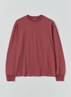 Langarm-T-Shirt mit Rundhalsausschnitt
