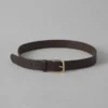 Leder-Gürtel mit Messingschnalle