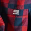 Leinentasche mit Gingham-Karomuster