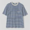 Locker sitzendes T-Shirt mit breiten Streifen