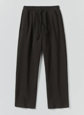 Loopback-Jersey-Plissee-Hose