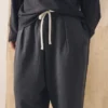 Lounge-Hose aus gebürsteter Baumwoll-Hanf-Mischung Lounge-Hose aus gebürsteter Baumwoll-Hanf-Mischung