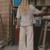 Lässige Jeans-Hose mit weitem Bein