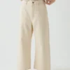 Lässige Jeans-Hose mit weitem Bein