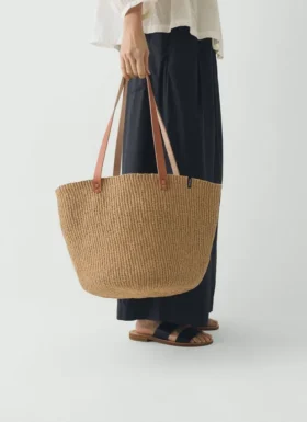 Mifuko Gewebte Papierkorb-Tasche