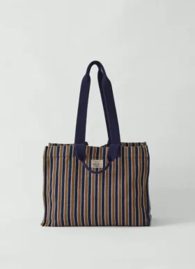 Moismont gestreifte Baumwolltasche