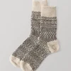 Nishiguchi Kutsushita Woll-Jacquard-Socken Nishiguchi Kutsushita Woll-Jacquard-Socken