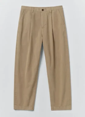 Otto-Hose aus plissiertem Baumwolltwill