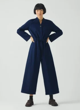 Overall aus Indigo-Baumwolltwill