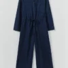 Overall aus Indigo-Baumwolltwill
