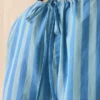 Oyo Stripe gerafftes Baumwoll-Top Oyo Stripe gerafftes Baumwoll-Top