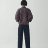 Pantry Stripe Baumwoll-Wickelhemd