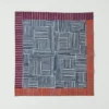 Patchwork-Streifen-Bandana im Blockdruck