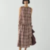 Patchwork-Streifen-Blockdruck-Oberteil Patchwork-Streifen-Blockdruck-Oberteil
