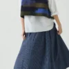 Patchwork-Strickweste aus Wolle Patchwork-Strickweste aus Wolle