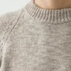 Pullover aus Leinen-Baumwolle mit Rundhalsausschnitt Pullover aus Leinen-Baumwolle mit Rundhalsausschnitt