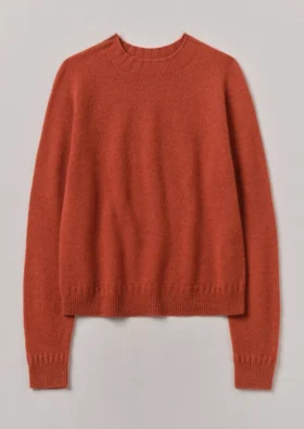Pullover aus Wolle und Kaschmir mit Rundhalsausschnitt