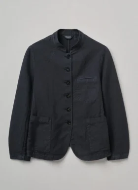 Schlichte Jacke aus Baumwoll-Leinen