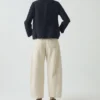 Schlichte Jacke aus Baumwoll-Leinen