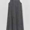 Schürzenkleid aus Leinen-Baumwoll-Twill Schürzenkleid aus Leinen-Baumwoll-Twill