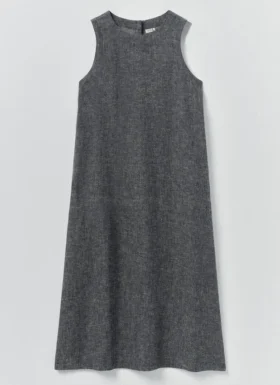 Schürzenkleid aus Leinen-Baumwoll-Twill