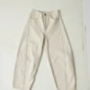 Skulpturale Denim-Hose mit Nähten